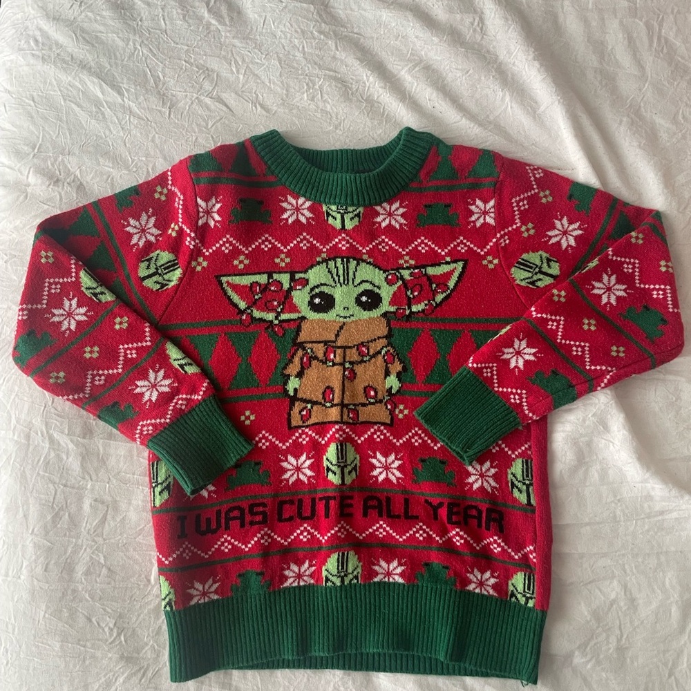 Star Wars Red and Green Sweater